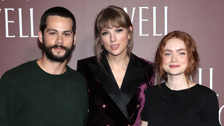 Dylan O'Brien, Taylor Swift, and Sadie Sink at the 'All Too Well: The Short Film' premiere