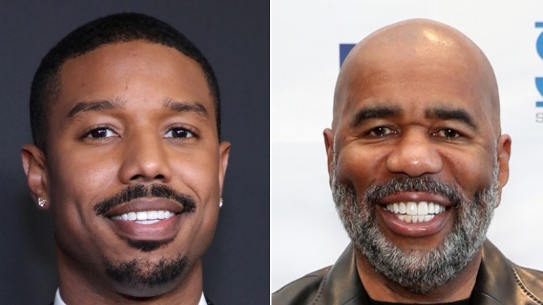 Michael B Jordan Steve Harvey 