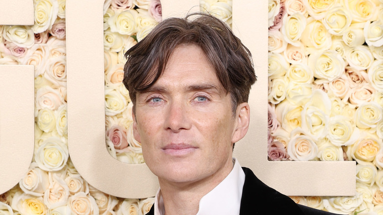 Cillian Murphy smiling in close-up