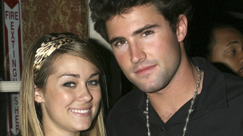 Lauren Conrad and Brody Jenner posing