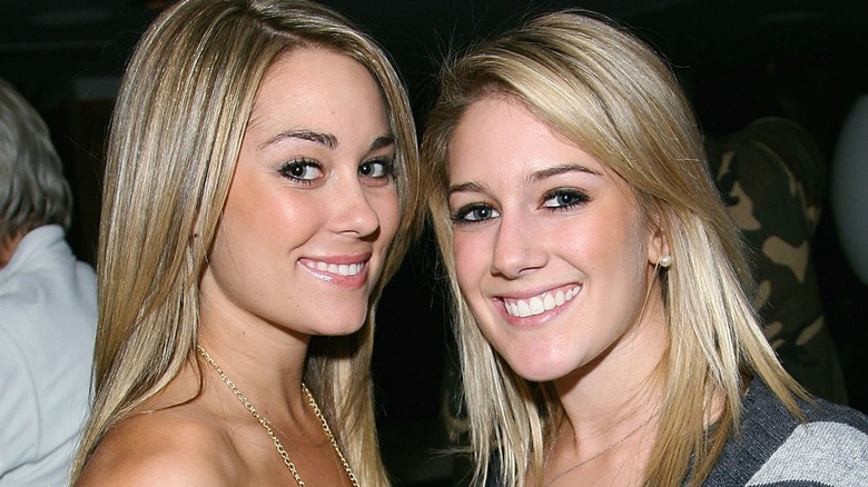 Lauren Conrad and Heidi Montag smiling