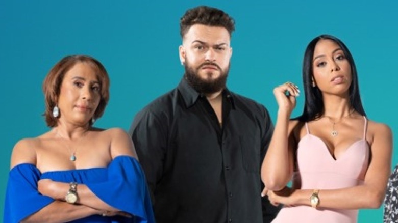 Family Chantel cast members posing press photos