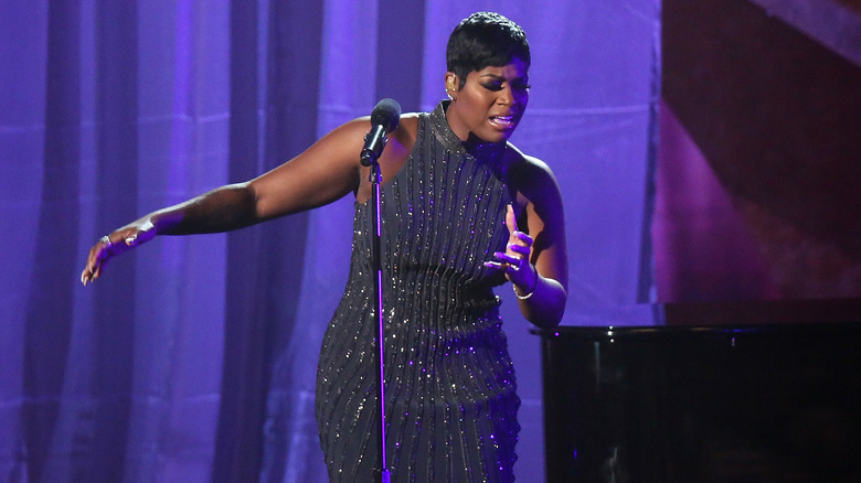 Fantasia Barrino performing onstage