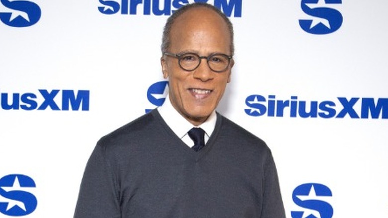 Lester Holt visits SiriusXM Studios in New York City (2024)