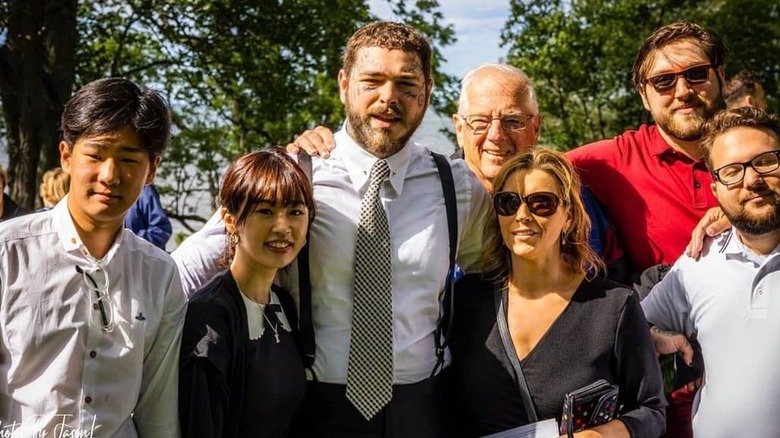 Post Malone and Jamie at wedding