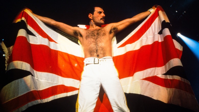 Freddie Mercury at his last concert