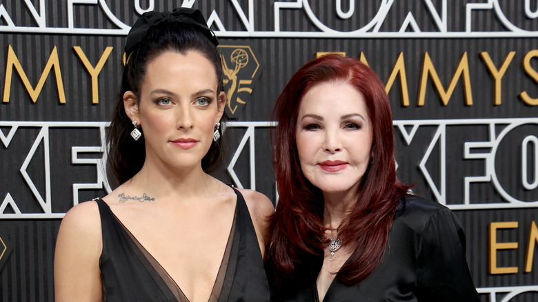 Riley Keough and Priscilla Presley 