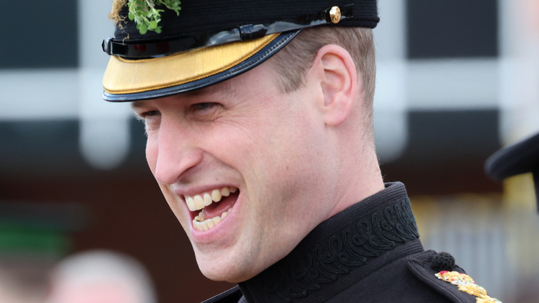 Prince William laughing