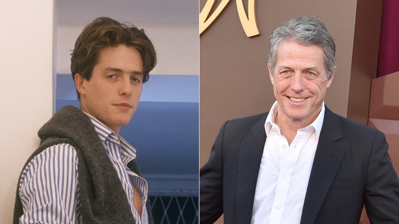 Hugh Grant young and old