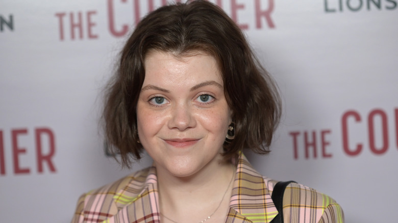 Georgie Henley smiling