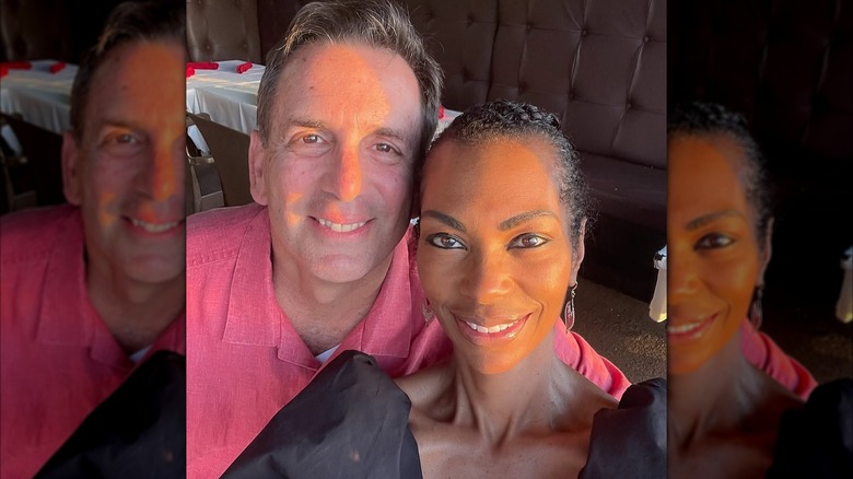 Harris Faulkner with her husband Tony Berlin