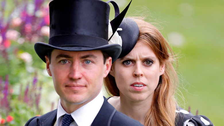 Edoardo Mapelli and Princess Beatrice at the Royal Ascot