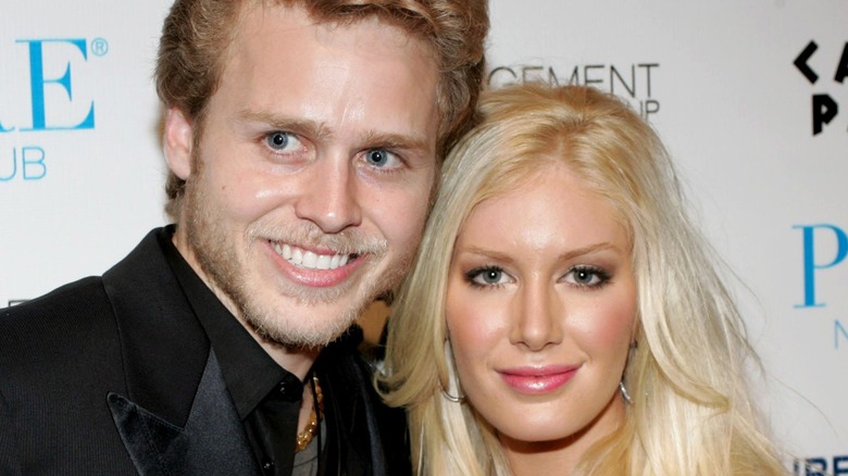 Spencer Pratt and Heidi Montag posing together