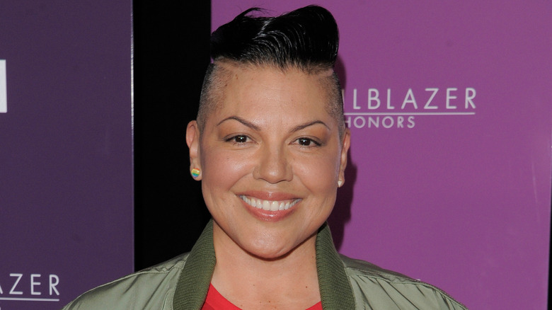 Sara Ramirez posing