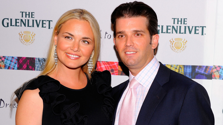 Vanessa Trump and Donald Trump Jr. smiling