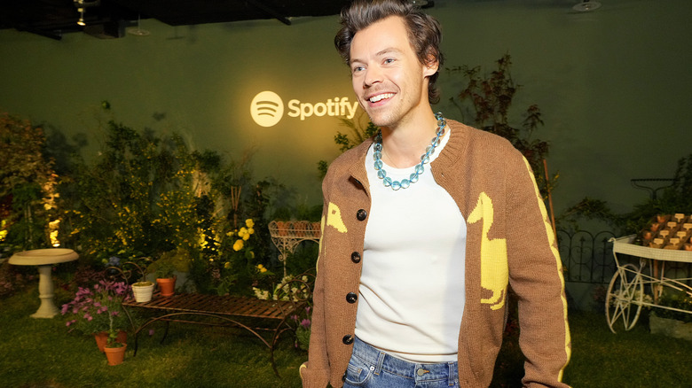 Harry Styles at a Spotify event