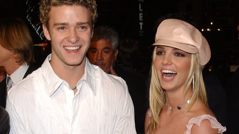 Justin TImberlake and Britney Spears in 2002.