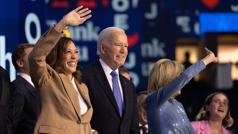 Kamala Harris and Joe Biden at the 2020 Democratic National Convention