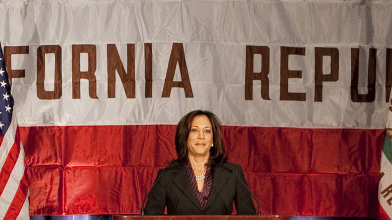 California Attorney General Kamala Harris after her election