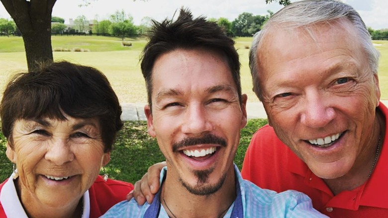 David Bromstad with his parents