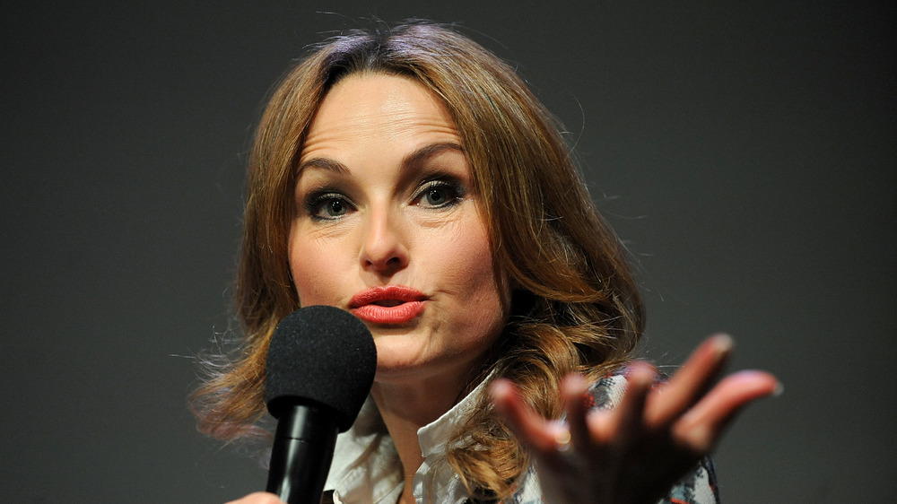 Giada De Laurentiis speaking at an event