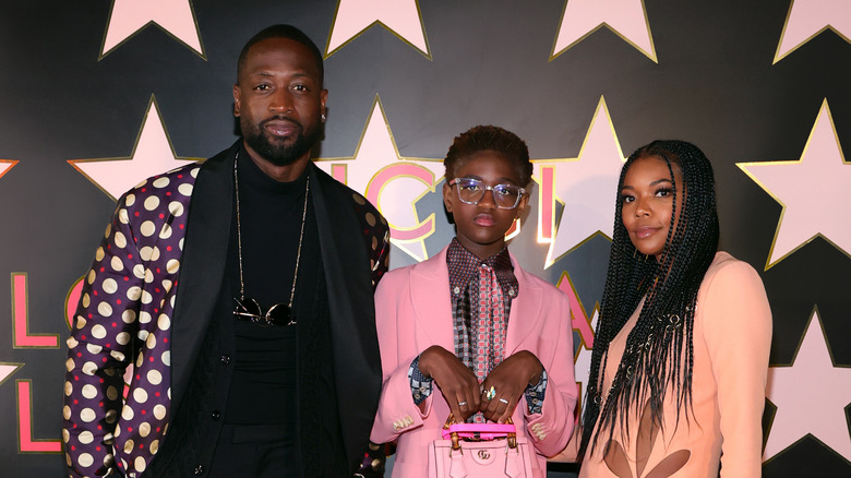  Dwyane Wade and Zaya with Gabrielle Union