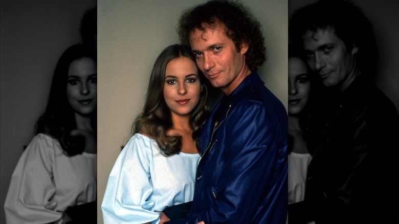 Genie Francis and Anthony Geary posing