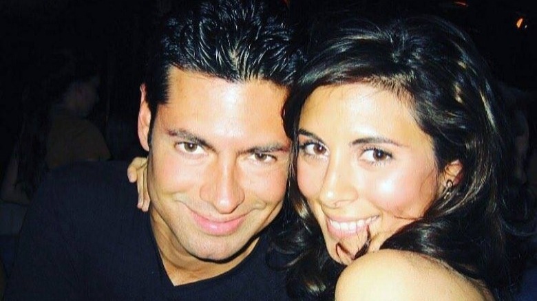 Jamie-Lynn Sigler poses with brother