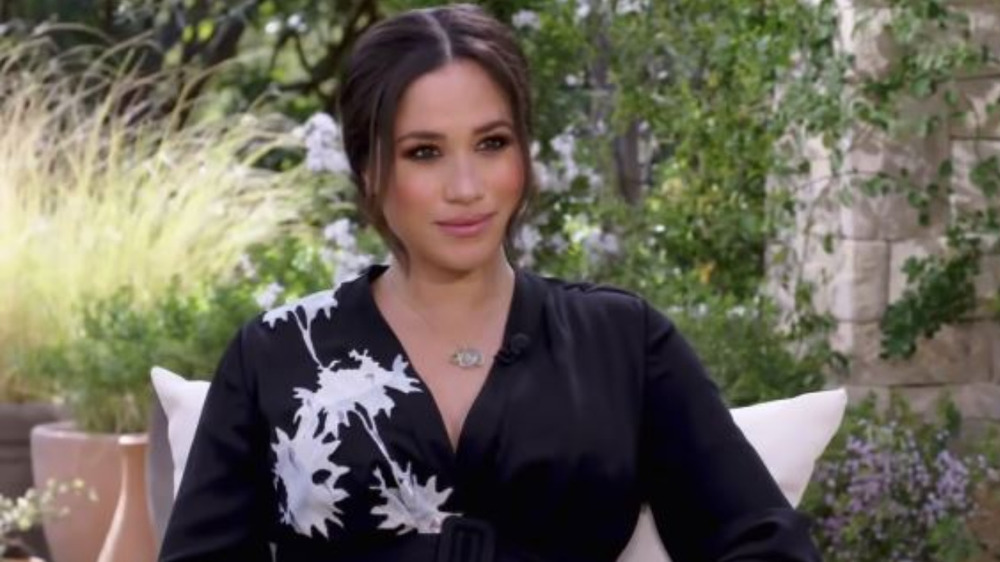 Meghan Markle during Oprah Winfrey interview 