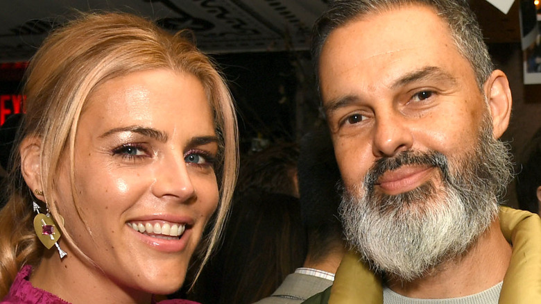 Busy Philipps and Marc Silverstein at an event