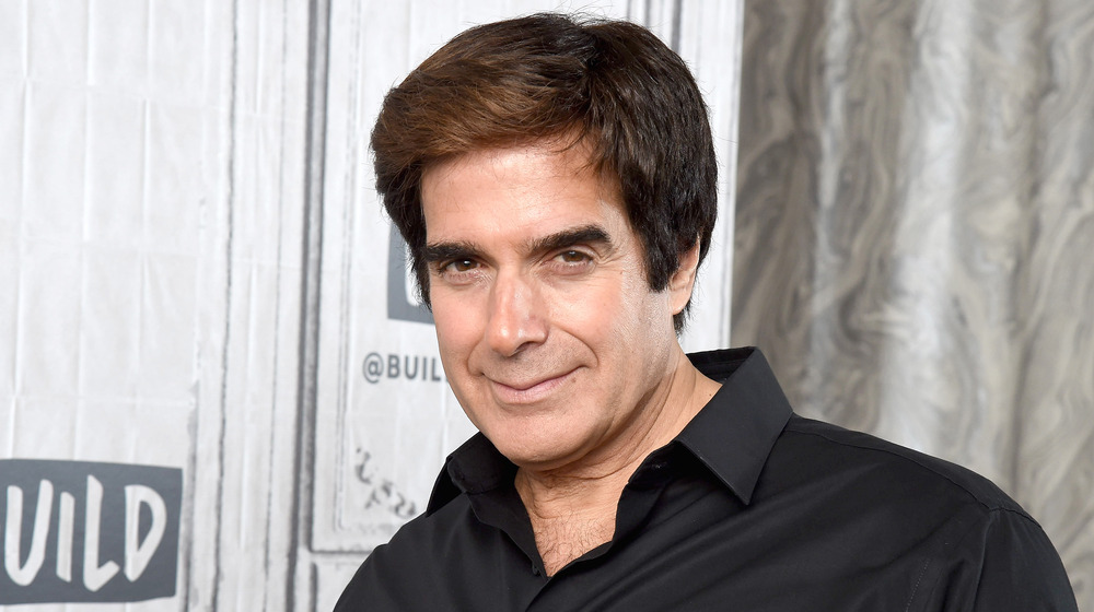 David Copperfield smiling at an event