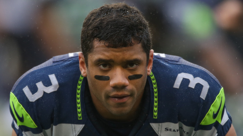 Russell Wilson in uniform