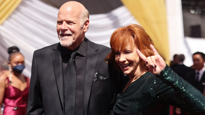 Rex Linn and Reba McEntire