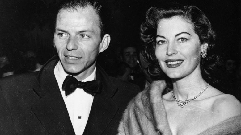 Ava Gardner and Frank Sinatra smiling 