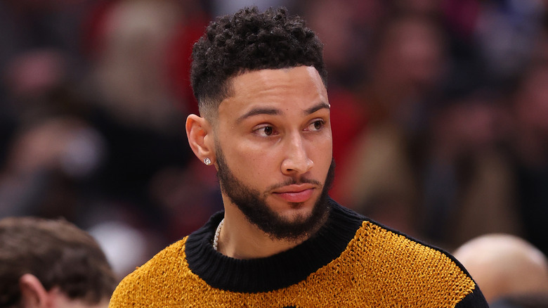 Ben Simmons black gold sweater