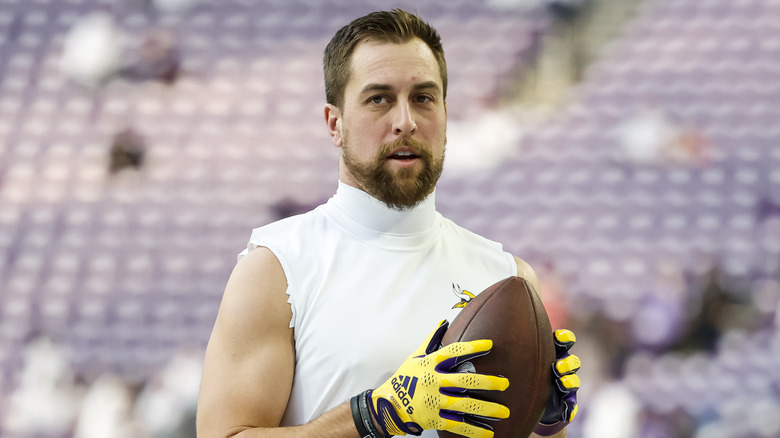 Adam Thielen on the football field