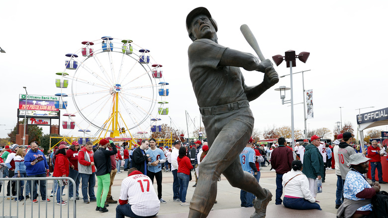 Baseball statue