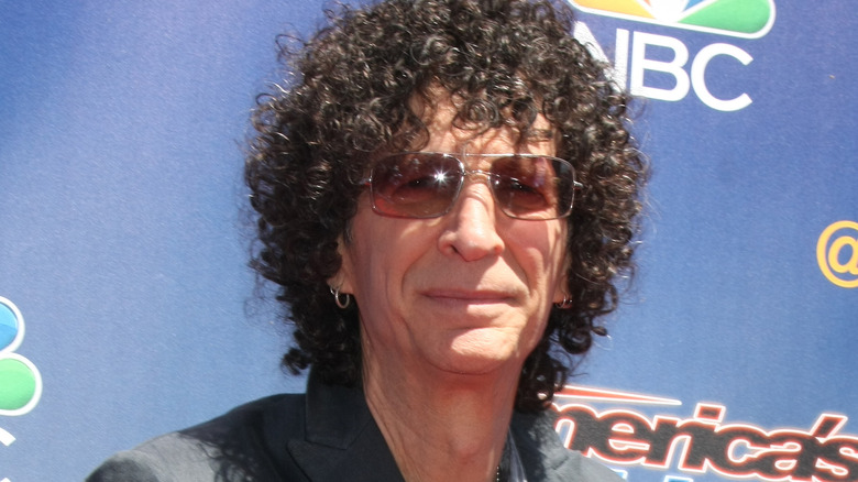 Howard Stern on the red carpet