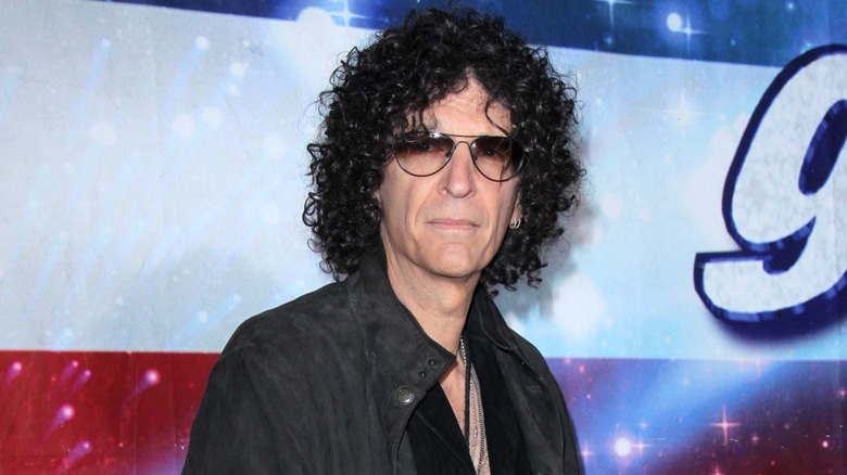 Howard Stern on the red carpet