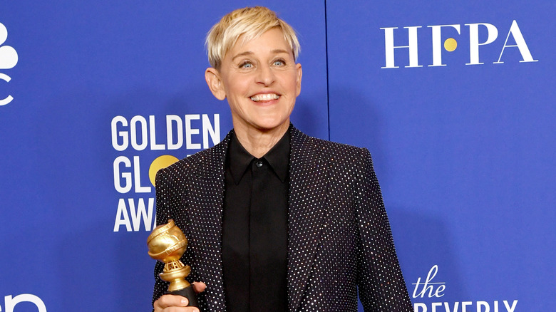 Ellen DeGeneres smiling