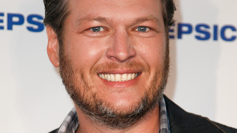 Blake Shelton smiling