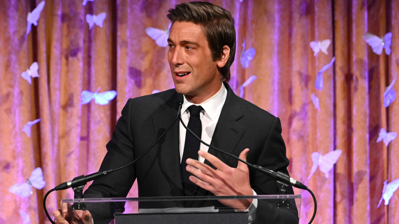 David Muir speaking on stage at the ADAPT Leadership Awards.