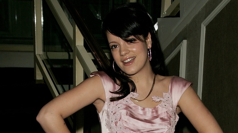 Lily Allen smiling