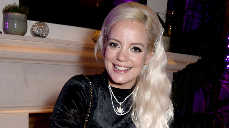 Lily Allen smiling