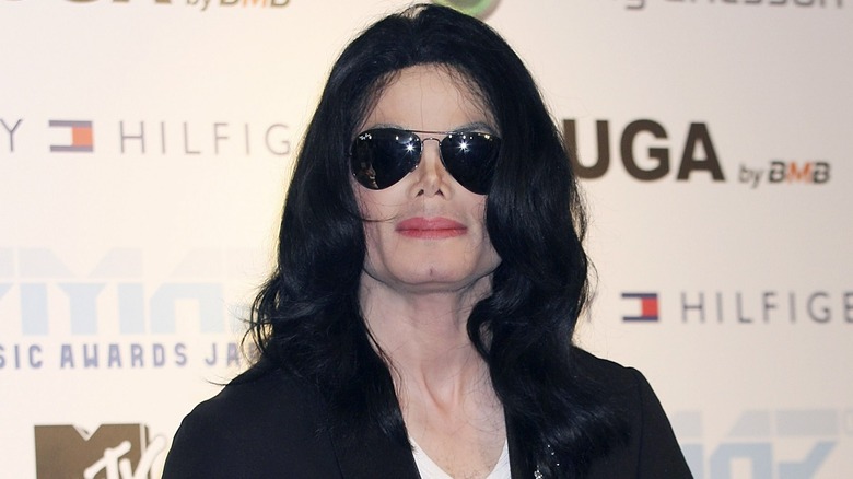 Michael Jackson on red carpet