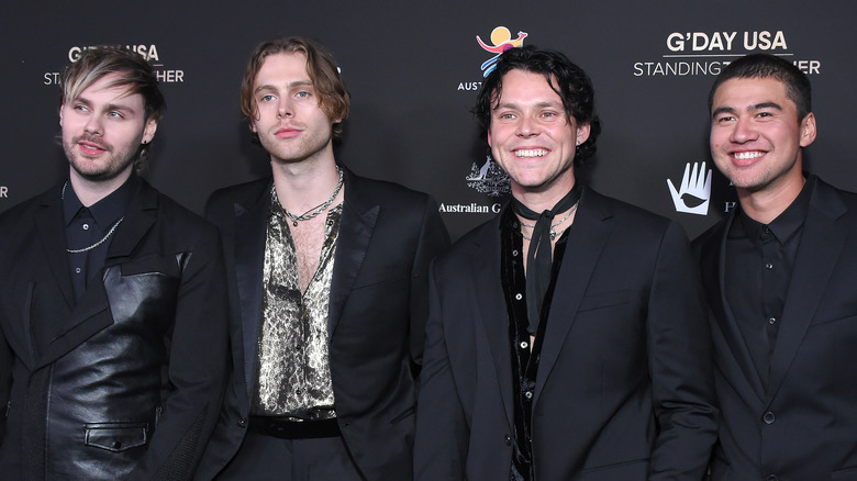 5 Seconds of Summer wearing black