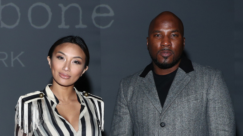 Jeannie Mai and Jeezy on red carpet