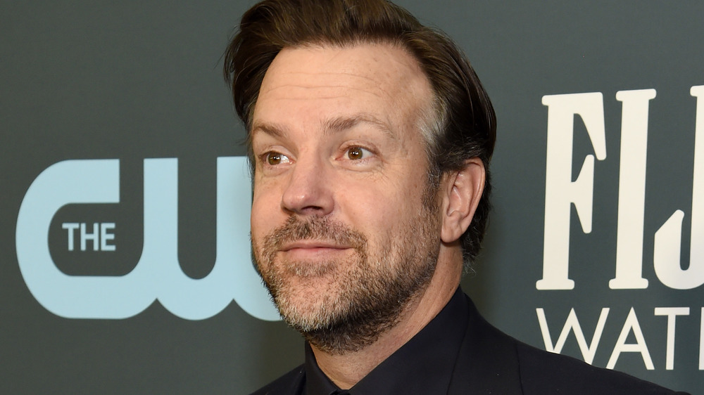 Jason Sudeikis staring