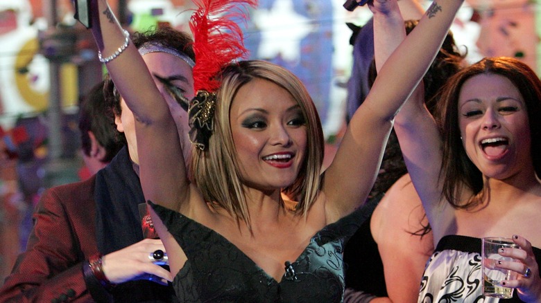 Tila Tequila celebrates with reality show contestants