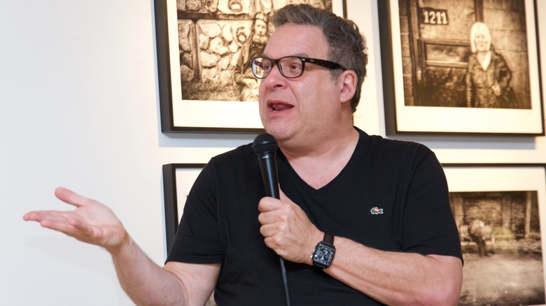 Jeff Garlin speaking microphone 